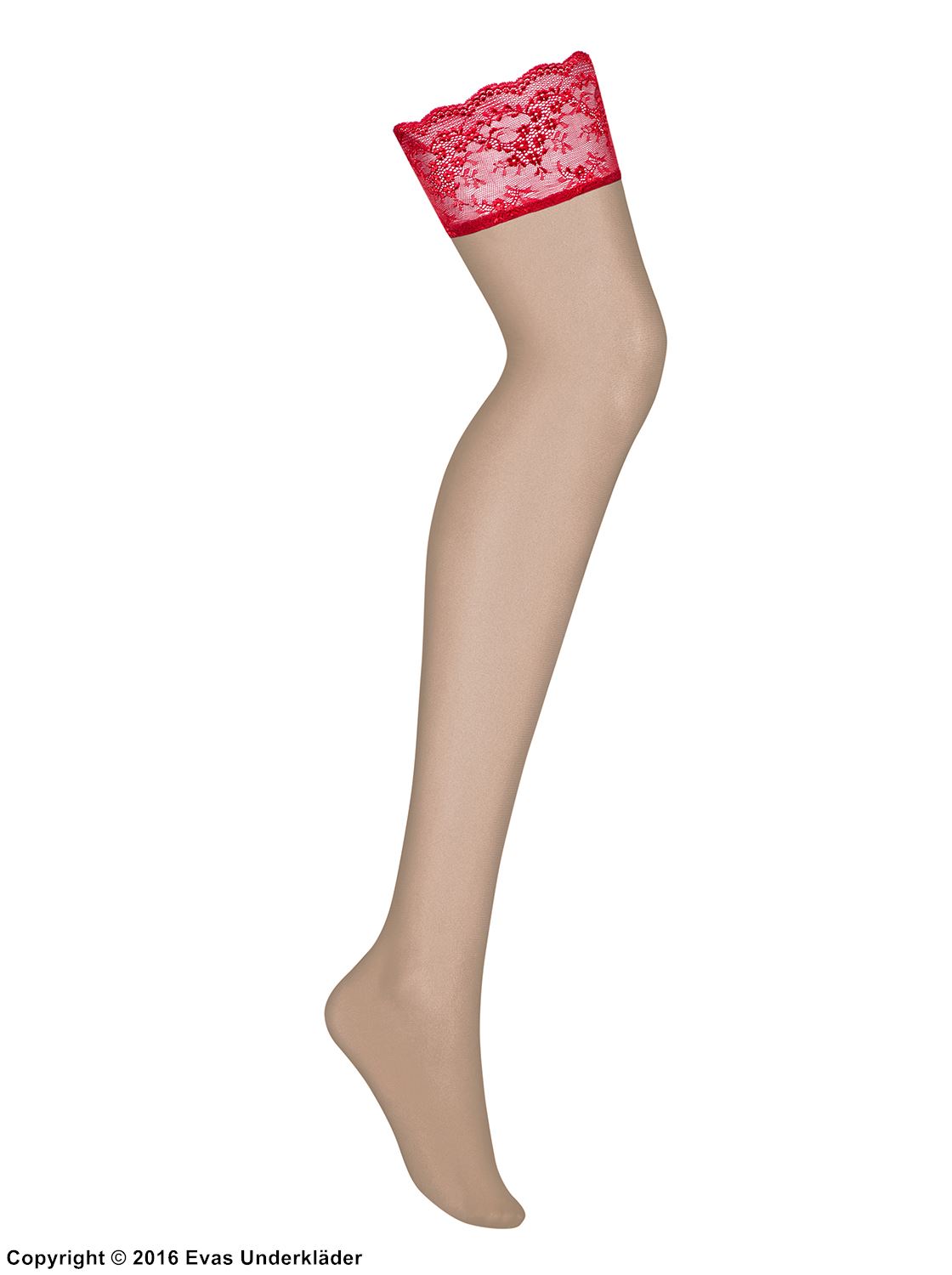 Beautiful stockings, floral lace
